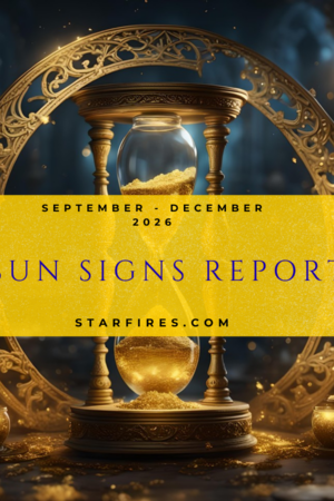 Sun Signs Forecast 2026 September through December 31